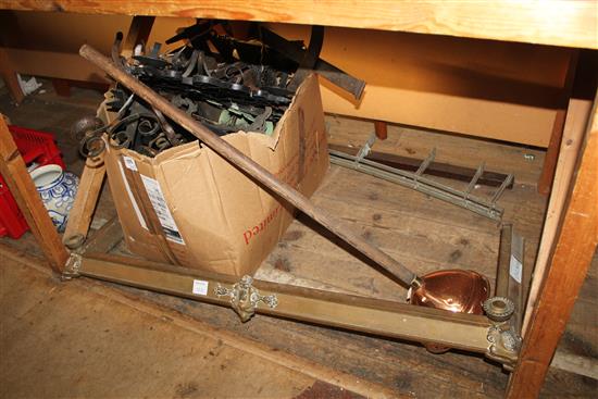 Wrought iron fittings etc